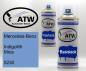 Preview: Mercedes-Benz, Indigolith Mica, 5230: 400ml Sprühdose + 400ml Klarlack - Set, von ATW Autoteile West.